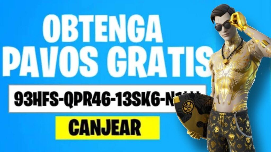 ⊛ CÓDIGOS FORTNITE GRÁTIS