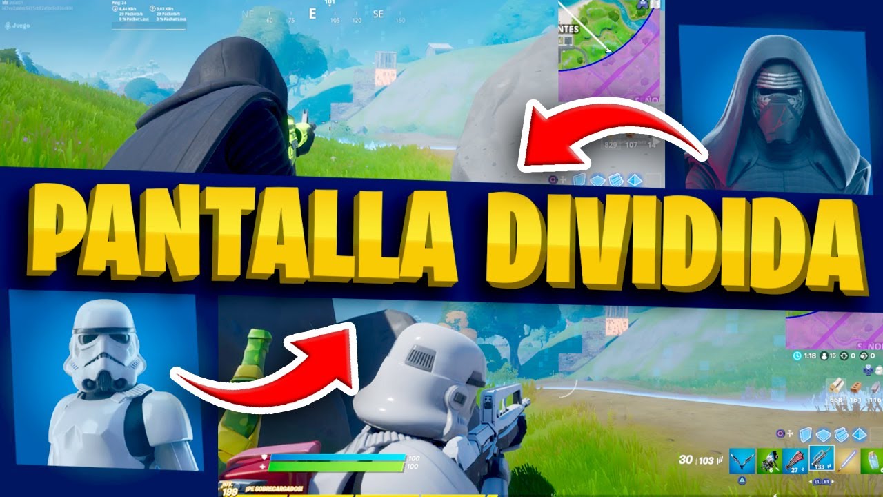 Cómo jugar de a dos en Fortnite Ps4