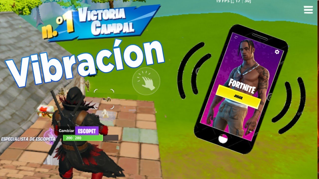 Cómo quitar la vibración en Fortnite móvil