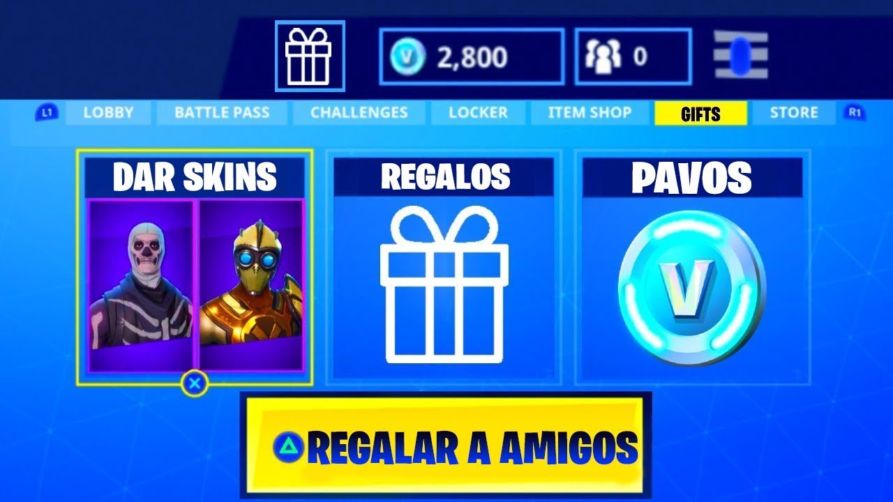 Cómo regalar pavos en Fortnite 5 Cómo regalar pavos en Fortnite