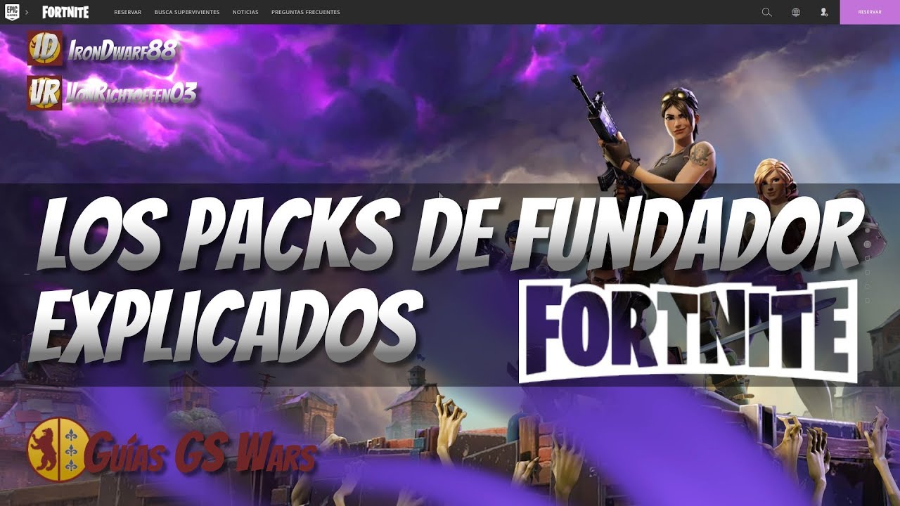 Cómo ser fundador en Fortnite